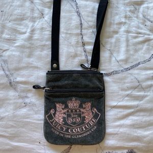 Juicy Couture grey cross body purse